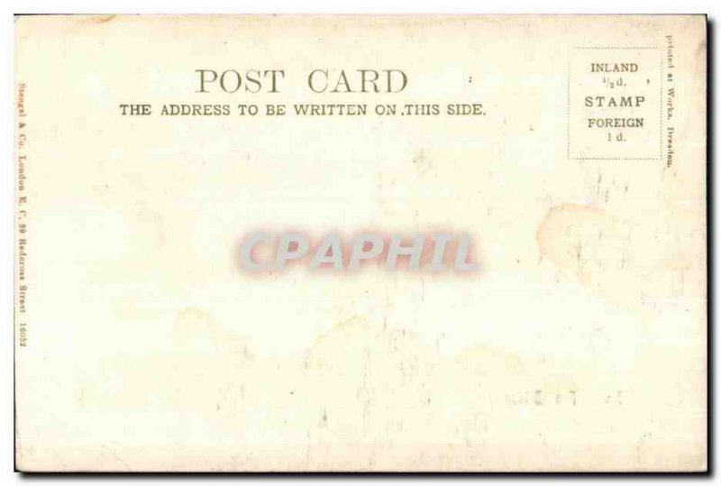 Postcard Old Foot Bridge Holme Bakewell