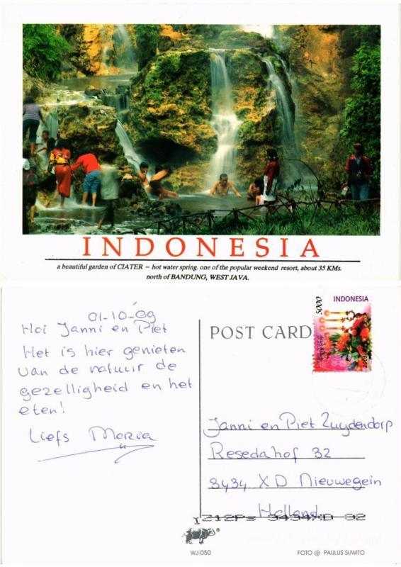 CPM AK INDONESIA - West Java - Bandung - Hot Water Spring (694833)