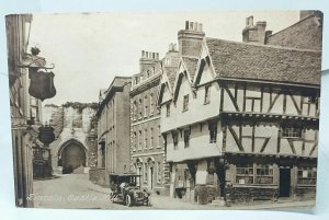Lincoln Castle Hill Lincolnshire UK.Vintage Friths Series Postcard