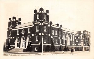 J44/ Arkansas City Kansas RPPC Postcard c1940s First Baptist Church  87