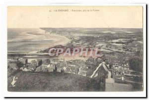 The treport Old Postcard Panorama taken from the Cliff
