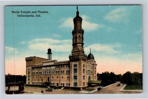Indianapolis IN-Indiana, Murat Temple & Theatre, Vintage Postcard 