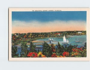 Postcard Beautiful Quissett Harbor, Falmouth, Massachusetts