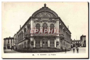 Postcard Old Theater Roanne