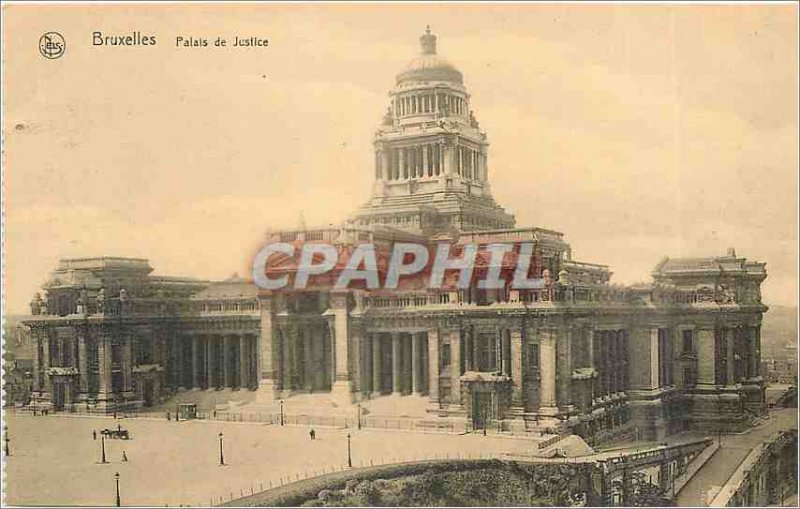 Old Postcard Brussels Palace of Justice