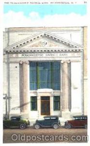 The Pougheepsie Savings Bank, Poughkeepsie, New York, USA Postcard Post Card ...