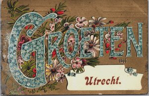 Netherlands Groeten uit Utrecht Vintage Postcard C067