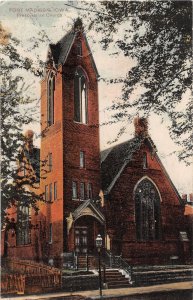 J45/ Fort Madison Iowa Postcard c1910 Presbyterian Church Building 251