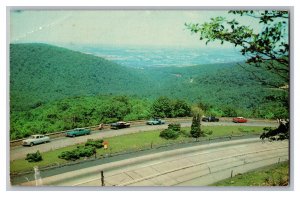 Postcard PA Point Lookout U. S. Route 40 Uniontown Pa. Pennsylvania Allegheny