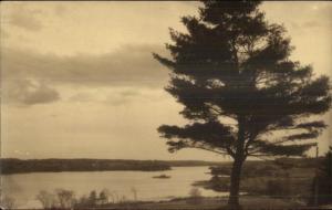 South Thomaston ME Scenic View c1910 Real Photo Postcard