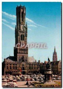 Postcard Modern Bruges Belfry