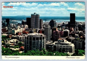 View From Mount Royal, Montreal Quebec Canada, Chrome Postcard #2, NOS