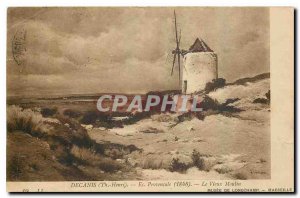 Postcard Old Decanis Th Henry Ec Provencale Le Vieux Moulin de Longchamp Mars...