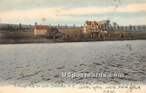 Rough Day - Loch Sheldrake, New York NY Postcard