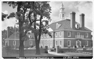 G91/ LeRoy Ohio RPPC Postcard c1950s Ohio Farmers Insurance Company