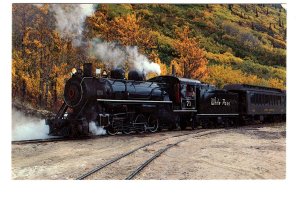 Steam Railway Train, Bennett, British Columbia,
