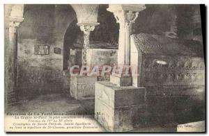 Old Postcard Surroundings Ferte sous Jouarre crypt St Paul Cenotaph St. Telch...