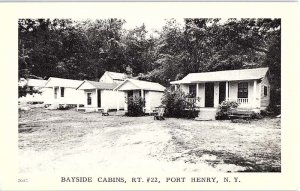 Postcard HOUSE SCENE Port Henry New York NY AI7206