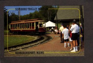 NY Ex Brooklyn New York City Trolley Car Streetcar Museum Kennebunkport Maine PC