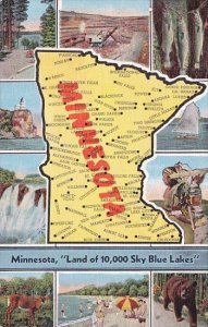 Minnesota Map Of Minnesota  A Perfect Vacation Land