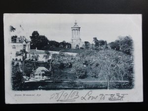 Scotland: Burns Monument, Ayr c1903 Pub by Reliable Series