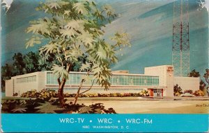 Washington DC National Broadcasting Co NBC WRC Television Postcard H25 *as is 