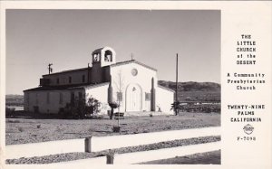 California Twenty -Nine Palms Thge Little Church Of The Desert A Community Pr...
