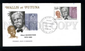 273618 WALLIS FUTUNA 1965 year Albert Schweitzer FDC