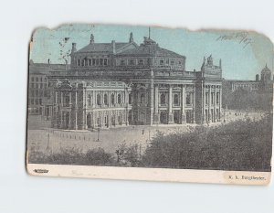 Postcard Burgtheater Vienna Austria
