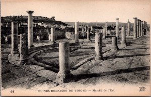 Algeria Timgad Ruines Romaines De Timgad Vintage Postcard C049
