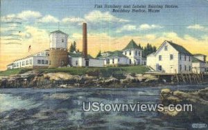 Fish Hatchery, Lobster Rearing Station - Boothbay Harbor, Maine ME  