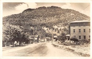 Cumberland Gap Tennessee The Pinnacle Street Scene Real Photo Postcard AA31502