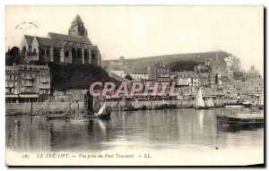 Old Postcard Treport View from the turntable