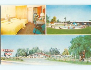 Unused Pre-1980 POOL & CARAVAN MOTEL Maple Shade New Jersey NJ u5057