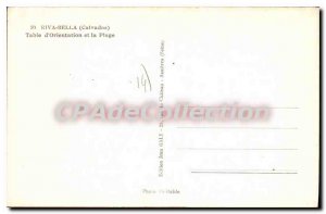 Postcard Old Riva Bella D'Orientation Table And The Beach