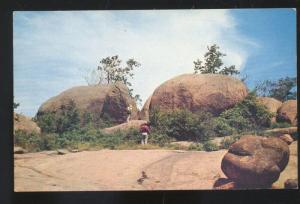 ARCADIA VALLEY NEAR IRONTON MISSOURI ELEPHANT ROCKS PARK VINTAGE POSTCARD