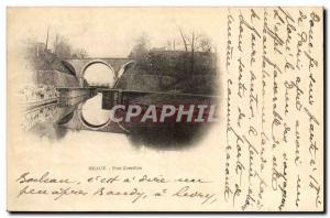 Old Postcard Meaux Bridge Cornillon map 1899