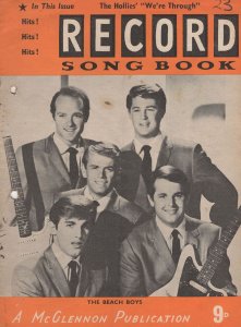 The Beach Boys 1960s Photo Record Song Book Lyrics Rare Magazine