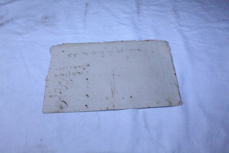 Vintage Ca. 1833 Hand Written A Rule To Calculate the Age of the Moon