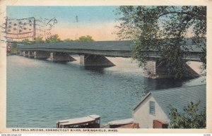 SPRINGFIELD , Mass. , 1916 ; Covered Toll Bridge