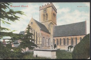 Hampshire Postcard - Ringwood Church  RT1317