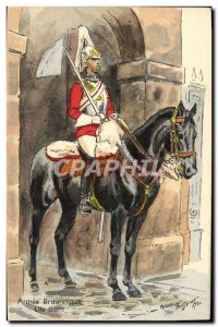 Postcard Former British Army Army Life Guard Horse