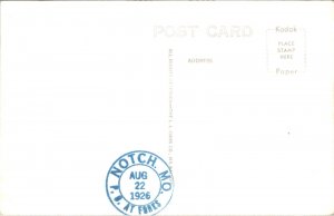 Real Photo Postcard O.R. Morrill Notch Post Office Missouri