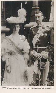 King Christian X and Queen Alexandrine of Denmark 