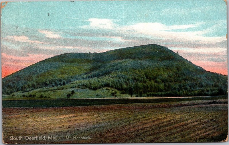 Postcard MA South Deerfield - Mt. Nonotuck