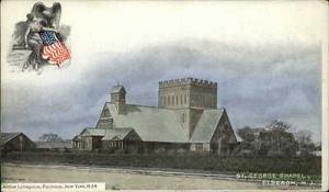 Elberon NJ St. George Chapel A. Livingston c1900 Postcard