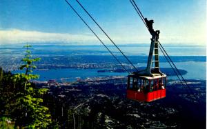 Canada - BC, North Vancouver. Grouse Mountain  (Aerial Lift)