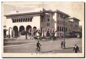 Old Postcard Casablanca Post