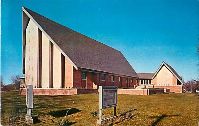 Grace Methodist Church Sioux City Iowa IA 1965 Chrome