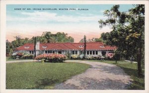 Florida Winter Park Home Of Mr Irving Bacheller